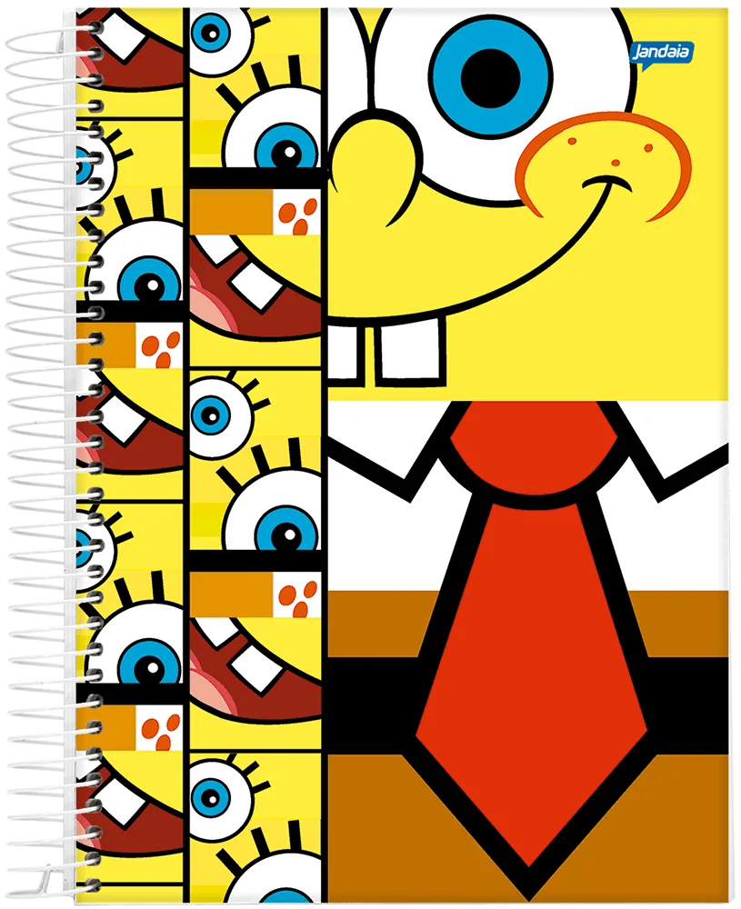 CADERNO UNIVERSITÁRIO CAPA DURA 1 MATERIA BOB ESPONJA 80FL JANDAIA 77035                                                                                                                                                           