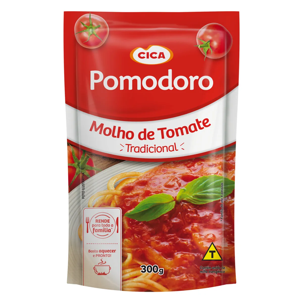 MOLHO DE TOMATE TRADICIONAL POMODORO 300G                                                                                                                                                                MOLHO DE TOMATE TRADICIONAL POMODORO 300G