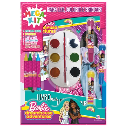 LIVRO BARBIE LER/COLORIR/BRINCAR CIRANDA     LIVRO BARBIE LER/COLORIR/BRINCAR CIRANDA