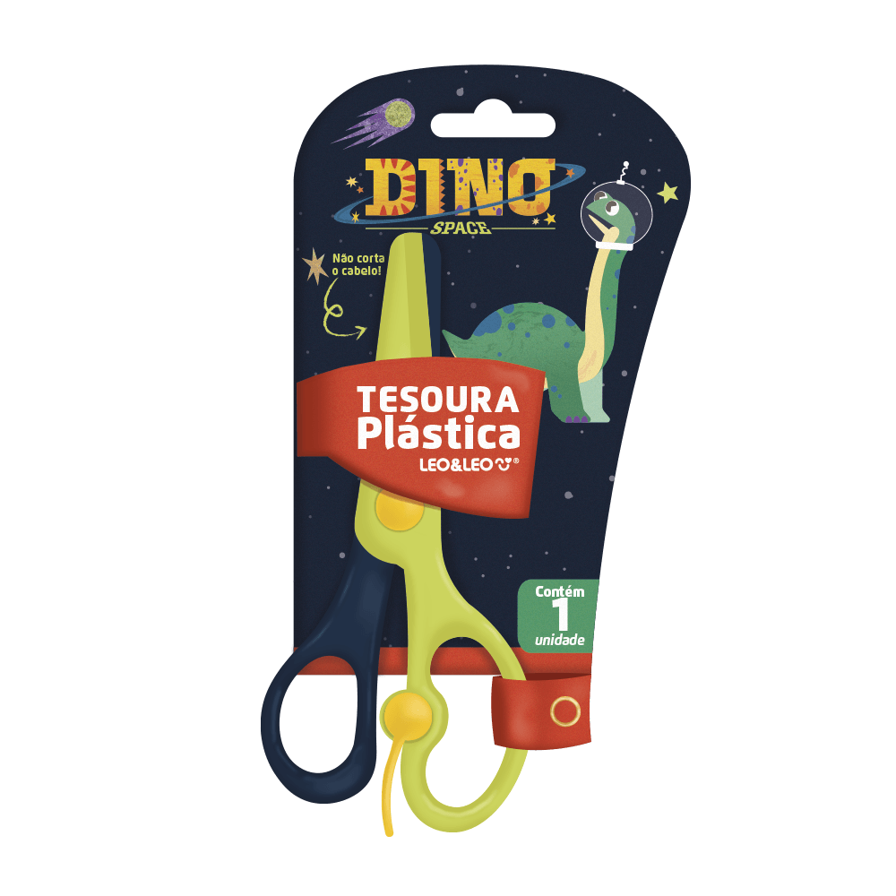TESOURA ESCOLAR DINO LEO&LEO BL                                                                                                                                                                          TESOURA ESCOLAR DINO LEO&LEO BL
