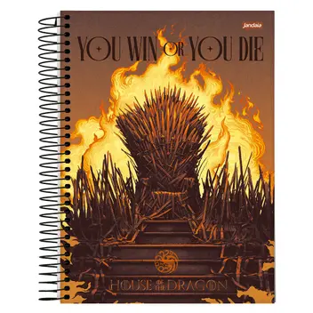 CADERNO UNIVERSITÁRIO 1 MATÉRIA CAPA DURA HOUSE OF THE DRAGON TRONO 80FLS JANDAIA                                                                                                                                                    CADERNO UNIVERSITÁRIO 1 MATÉRIA CAPA DURA HOUSE OF THE DRAGON TRONO 80FLS JANDAIA
