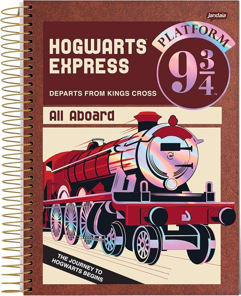CADERNO UNIVERSITÁRIO 10 MATÉRIAS CAPA DURA HARRY POTTER PLATFORM 200FLS JANDAIA                                                                                                                                                     CADERNO UNIVERSITÁRIO 10 MATÉRIAS CAPA DURA HARRY POTTER PLATFORM 200FLS JANDAIA