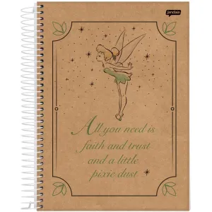 CADERNO UNIVERSITÁRIO 10 MATÉRIAS CAPA DURA TINKER BELL KRAFT ALL YOU NEED 160FLS JANDAIA                                                                                                                                             CADERNO UNIVERSITÁRIO 10 MATÉRIAS CAPA DURA TINKER BELL KRAFT ALL YOU NEED 160FLS JANDAIA