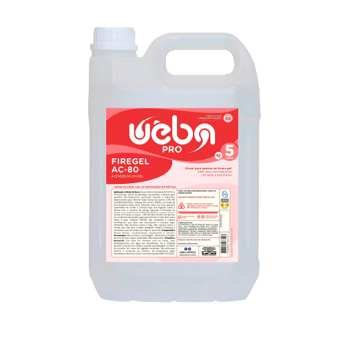 ACENDEDOR EM GEL FIREGEL UEBA 5 LITROS                                                                                                                                                                        ACENDEDOR EM GEL FIREGEL UEBA 5 LITROS