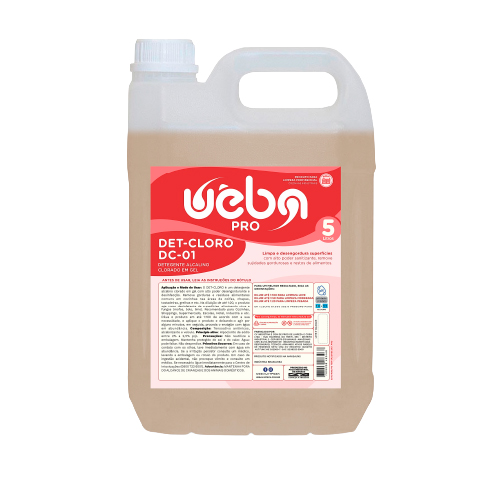 DETERGENTE ALCALINO CLORO UEBA 5 LITROS                                                                                                                                                                        DETERGENTE ALCALINO CLORO UEBA 5 LITROS