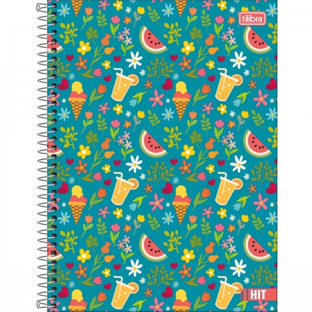 CADERNO UNI CAPA DURA 20 MATERIAS 320FL HIT FEM TILIBRA 357073                                                                                                                                                             CADERNO UNI CAPA DURA 20 MATERIAS 320FL HIT FEM TILIBRA 357073