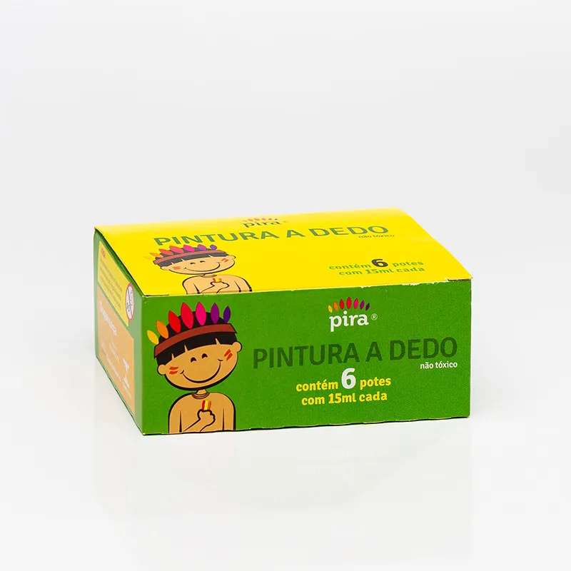 PINTURA A DEDO 30ML PIRATININGA 6 UNIDADES                                                                                                                                                                      PINTURA A DEDO 30ML PIRATININGA 6 UNIDADES