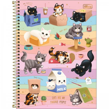 CADERNO UNI CAPA DURA 1 MATERIA 80FL PURRFECT CATS TILIBRA 350052                                                                                                                                                         CADERNO UNI CAPA DURA 1 MATERIA 80FL PURRFECT CATS TILIBRA 350052