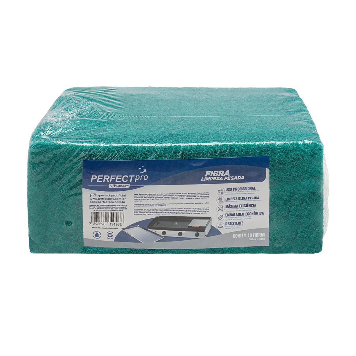 FIBRA LIMPEZA PESADA VERDE PERFECTPRO                                                                                                                                                                    FIBRA LIMPEZA PESADA VERDE PERFECTPRO