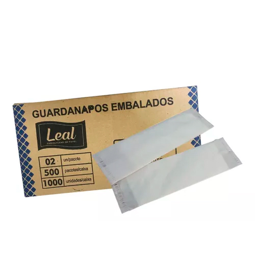 GUARDANAPO SACHE 40X11 LEAL EMBALAGENS 500 UNIDADES GUARDANAPO SACHE 40X11 LEAL EMBALAGENS 500 UNIDADES