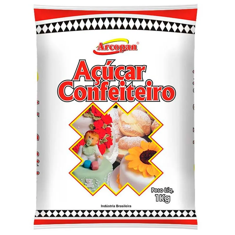 ACUCAR DE CONFEITEIRO ARCOLOR 1KG                                                                                                                                                                        ACUCAR DE CONFEITEIRO ARCOLOR 1KG