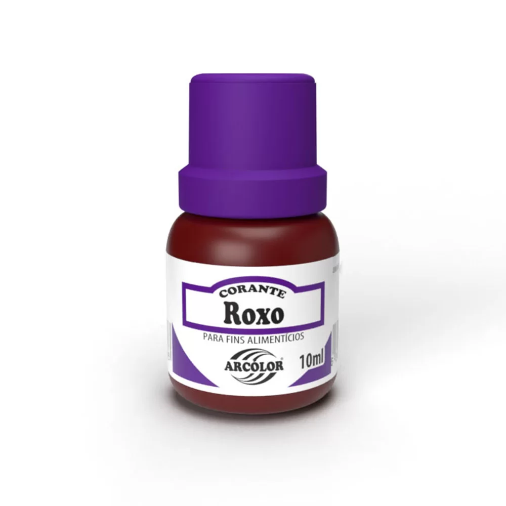 CORANTE LIQUIDO ROXO ARCOLOR 10ML                                                                                                                                                                            CORANTE LIQUIDO ROXO ARCOLOR 10ML