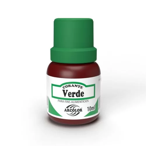 CORANTE LIQUIDO VERDE ARCOLOR 10ML                                                                                                                                                                           CORANTE LIQUIDO VERDE ARCOLOR 10ML
