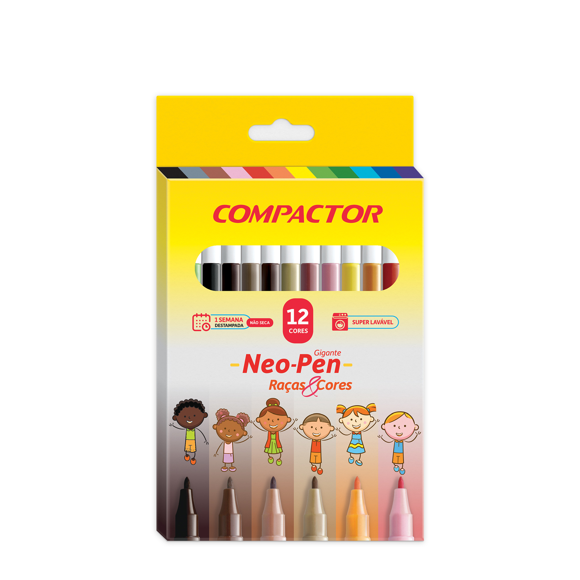 PINCEL HIDRO NEO PEN GIGANTE COM 12 FINO RACAS & CORES                                                                                                                                                     PINCEL HIDRO NEO PEN GIGANTE COM 12 FINO RACAS & CORES