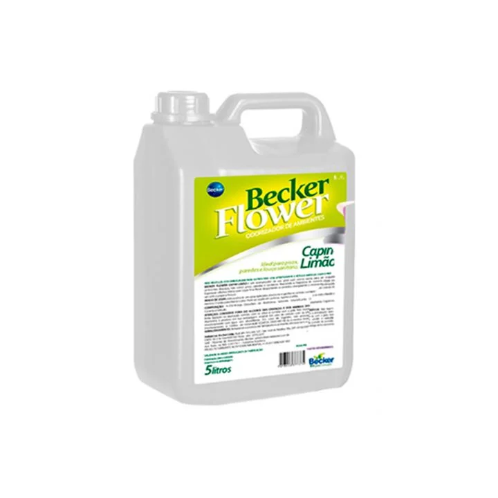 ODORIZADOR AMBIENTE LIQUIDO FLOWER CAPIM LIMAO BECKER 5 LITROS                                                                                                                                                         