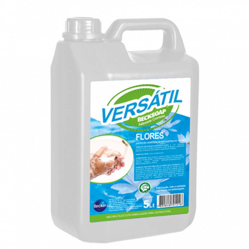 SABONETE LIQ BECKSOAP CREMOSO FLORES BECKER 5L   SABONETE LIQ BECKSOAP CREMOSO FLORES BECKER 5L