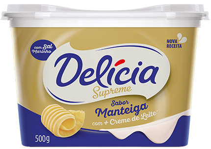 MARGARINA COM SAL DELICIA SUPREME 500G                                                                                                                                                                   MARGARINA COM SAL DELICIA SUPREME 500G