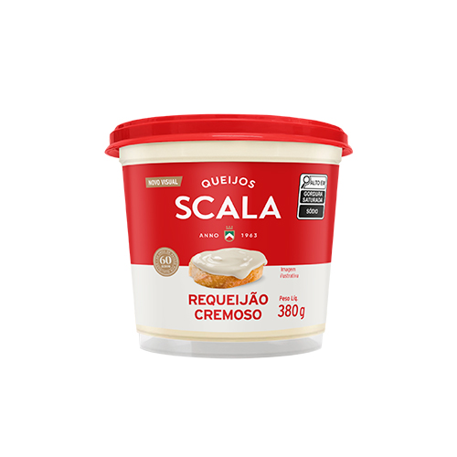 REQUEIJAO TRADICIONAL CREMOSO SCALA 380G                                                                                                                                                              REQUEIJAO TRADICIONAL CREMOSO SCALA 380G