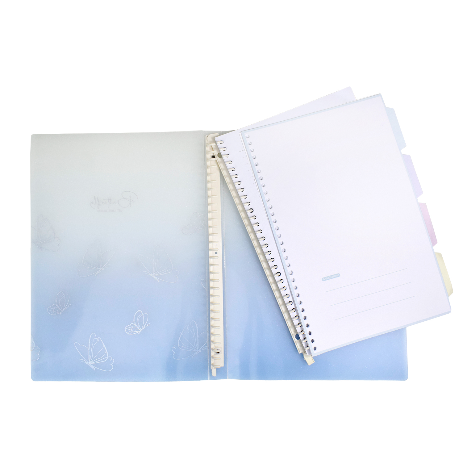 REFIL PARA CADERNO 48 FOLHAS COM DIVISORIAS BUTTERFLY DAC 4566RE                                                                                                                                                       