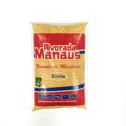 FARINHA DE MANDIOCA OVINHA ALVORADA 1KG                                                                                                                                                                 