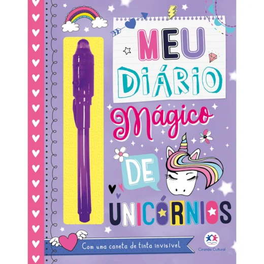 LIVRO MEU LIVRO DIARIO DE UNICORNIOS CIRANDA                                                                                                                                                            