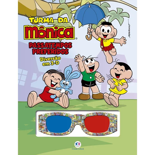 LIVRO TURMA DA MONICA PASSATEMPOS PREFERIDOS CIRANDA             