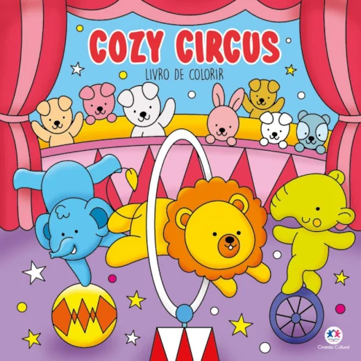 LIVRO COZY CIRCUS PARA COLORIR CIRANDA                                                                                                                                                                