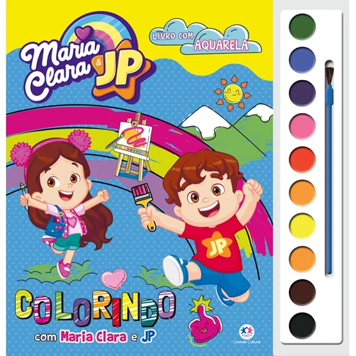 LIVRO MARIA CLARA E JP COLORINDO COM MARIA CLARA E JP CIRANDA                                                                                                                                            
