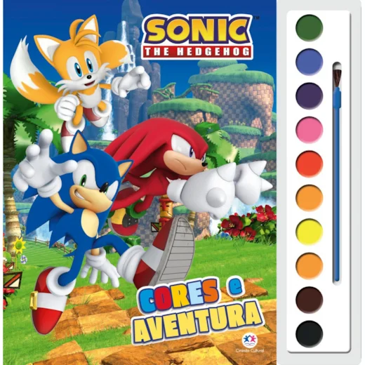 LIVRO SONIC CORES E AVENTURA CIRANDA                                                                                                                                                                  