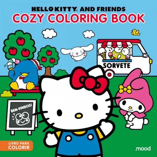 LIVRO HELLO KITTY COZY COLORING BOOK CIRANDA                                                                                                                                                          