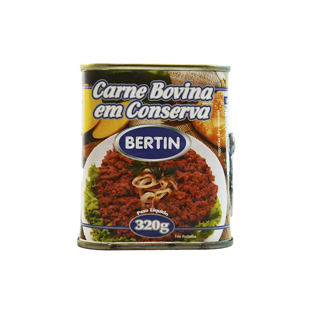 CARNE BOVINA CONSERVA BERTIN 320G                                                                                                                                                                       