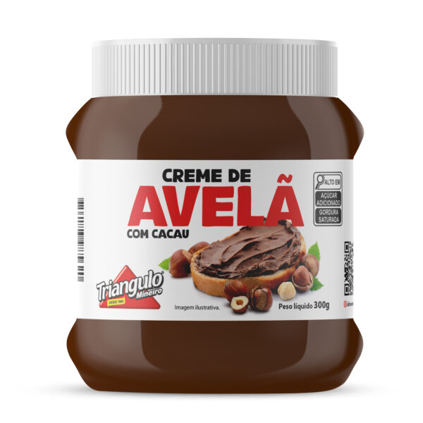 CREME DE AVELA COM CACAU PT TRIANGULO MINEIRO 300G                                                                                                                                                      