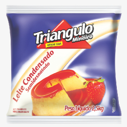 LEITE CONDENSADO SEMIDESNATADO BAG TRIANGULO MINEIRO 2,5KG                                                                                                                                              