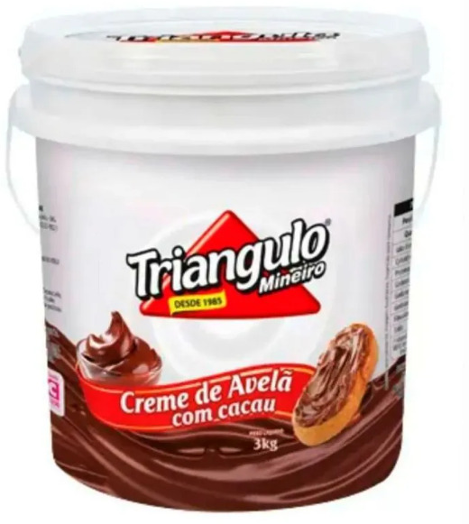 CREME DE AVELA COM CACAU BD TRIANGULO MINEIRO 3KG                                                                                                                                                       