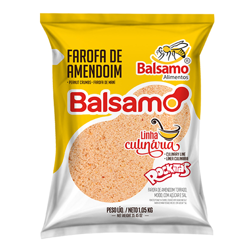 FAROFA DE AMENDOIM BALSAMO 1,05KG                                                                                                                                                                       