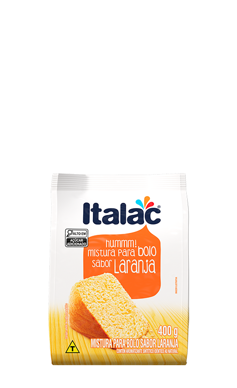MISTURA PARA BOLO SABOR LARANJA ITALAC 400G                                                                                                                                                             