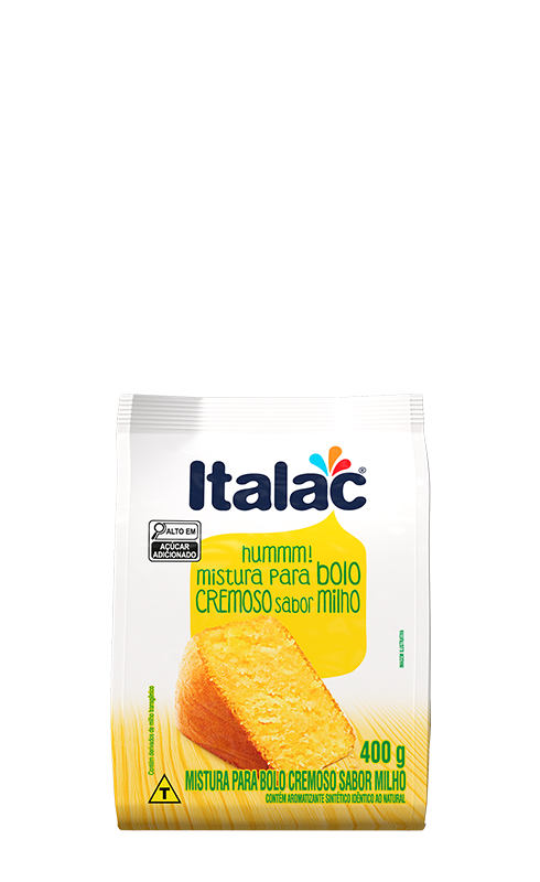 MISTURA PARA BOLO SABOR MILHO ITALAC 400G                                                                                                                                                               