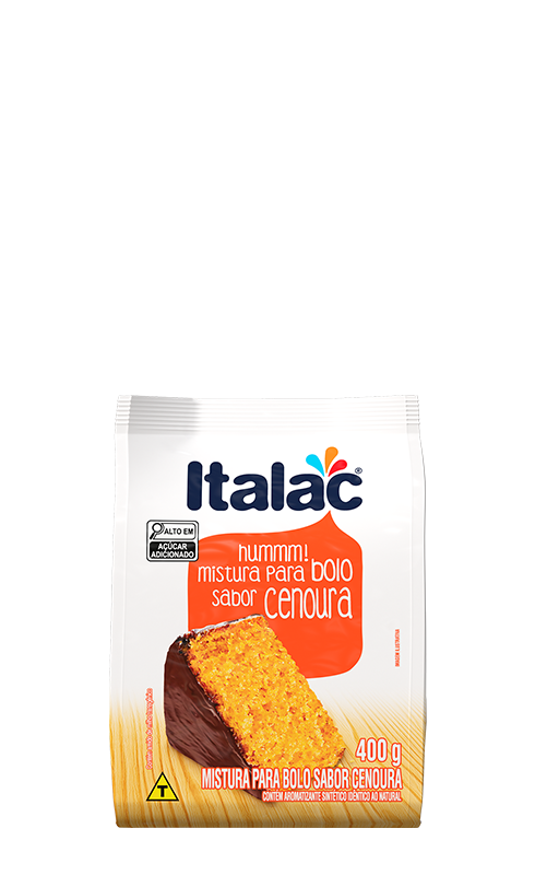 MISTURA PARA BOLO SABOR CENOURA ITALAC 400G                                                                                                                                                             