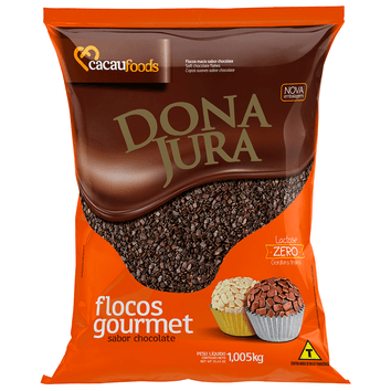 FLOCOS MACIOS CHOCOLATE DONA JURA 400G                                                                                                                                                                  