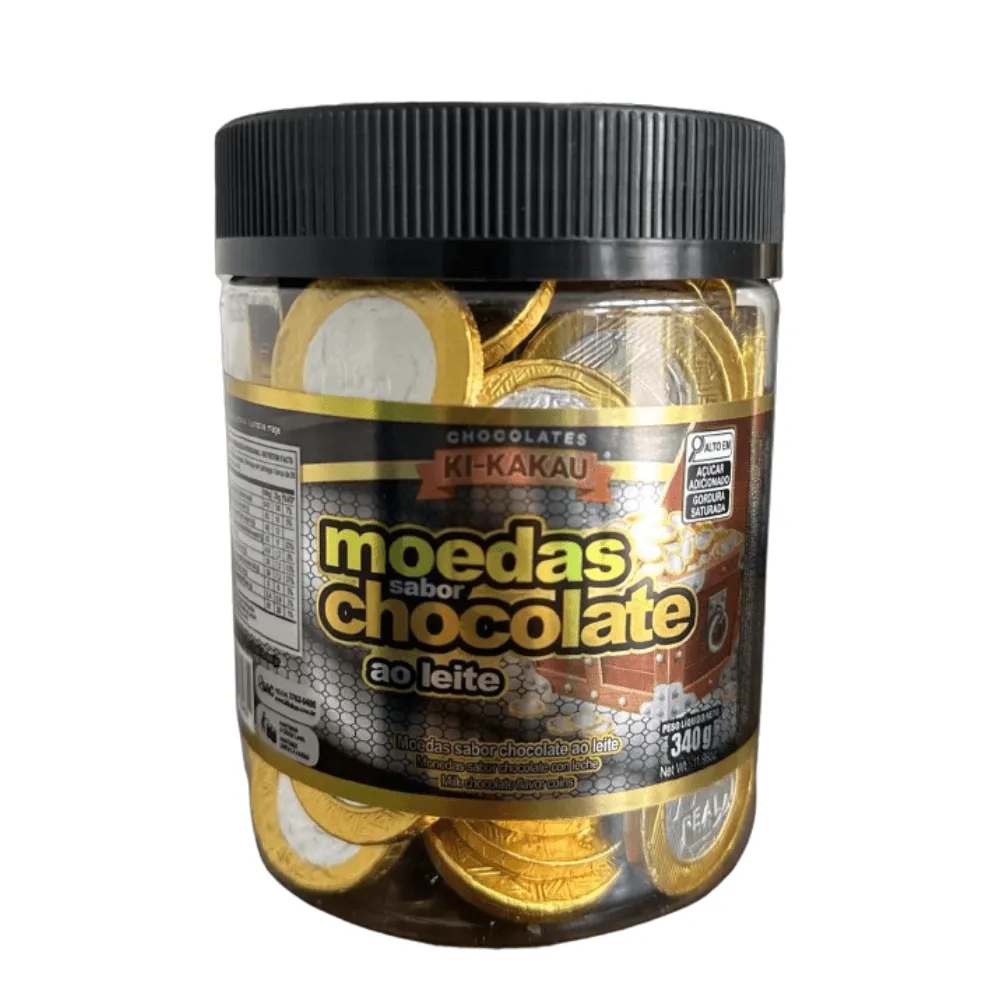 CHOCOLATE MOEDAS KIKAKAU 340G                                                                                                                                                                           