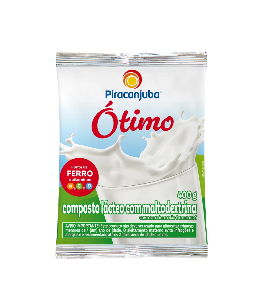 COMPOSTO LACTEO OTIMO PIRACANJUBA 400G                                                                                                                                                                   COMPOSTO LACTEO OTIMO PIRACANJUBA 400G