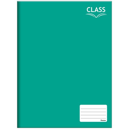CADERNO CAPA DURA BROCHURAO CLASS VERDE FORONI 8923 48FLS                                                                                                                                                          