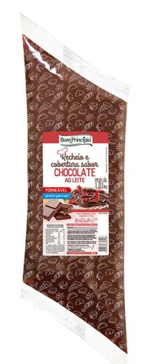 RECHEIO E COBERTURA CHOCOLATE AO LEITE BOM PRINCIPIO 1,01KG                                                                                                                                                        