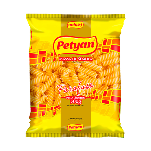 MACARRAO PARAFUSO SEMOLA PETYAN 400G                                                                                                                                                                     MACARRAO PARAFUSO SEMOLA PETYAN 400G