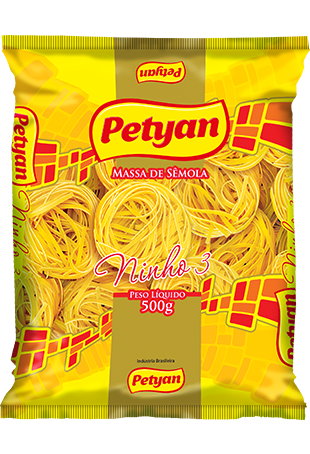 MACARRAO NINHO 3 SEMOLA PETYAN 400G                                                                                                                                                                     