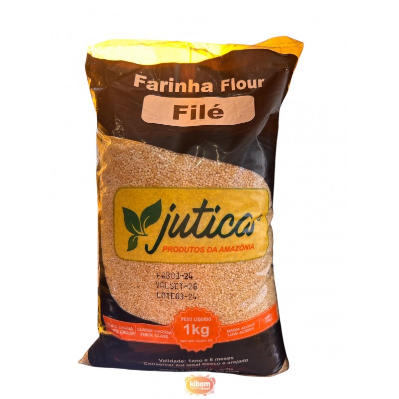 FARINHA DE MANDIOCA FILE PREMIUM JUTICA 1KG                                                                                                                                                             