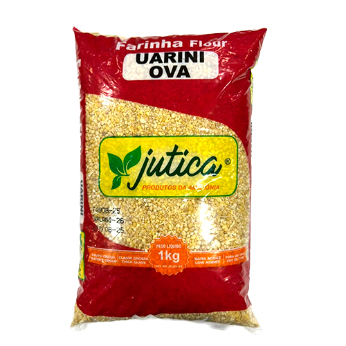 FARINHA DE MANDIOCA UARINI JUTICA 1KG                                                                                                                                                                   