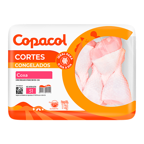 BANDEJA COXA DE FRANGO CONG COPACOL 1KG                                                                                                                                                                      