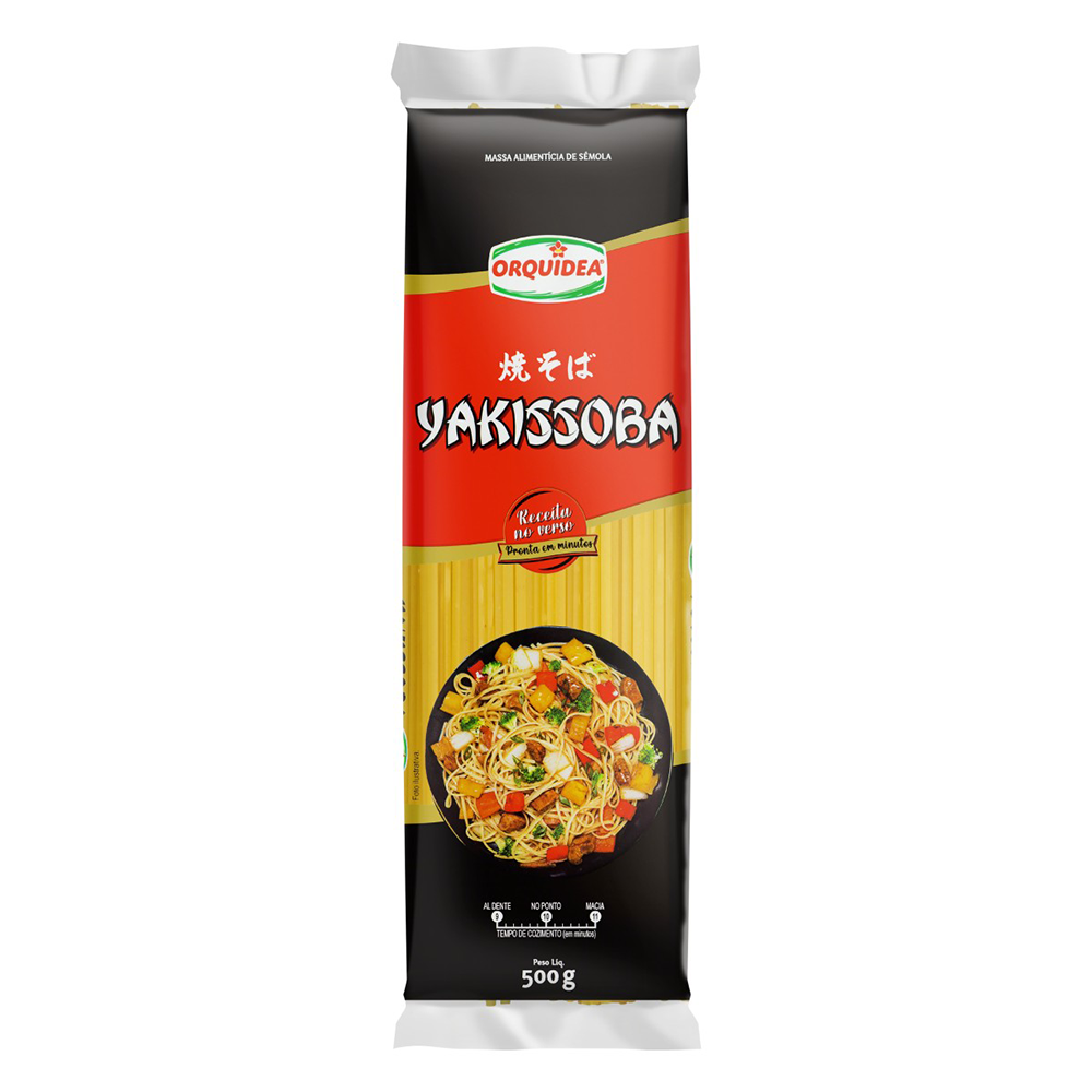 MACARRAO YAKISSOBA ORQUIDEA 500G                                                                                                                                                                        