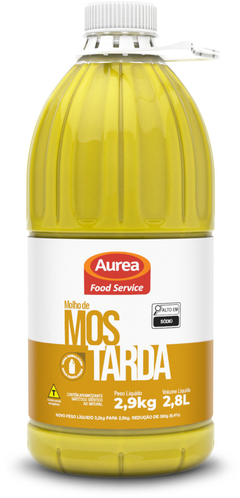 MOLHO SABOR MOSTARDA AUREA 2,9KG                                                                                                                                                                        